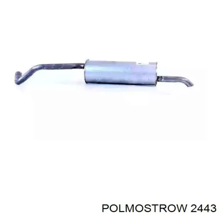 24.43 Polmostrow глушитель, задняя часть