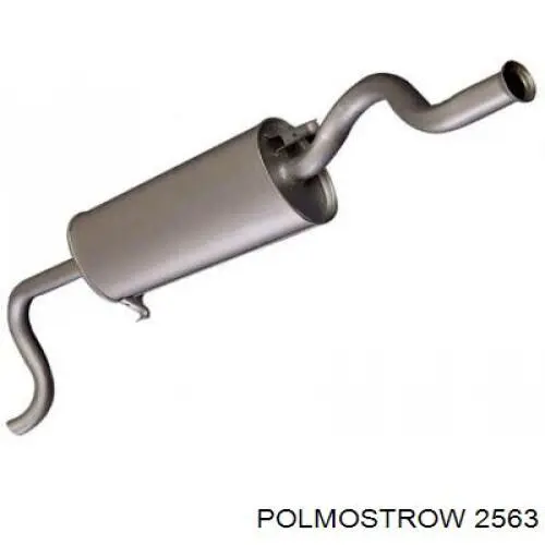 2563 Polmostrow Глушитель, передняя часть