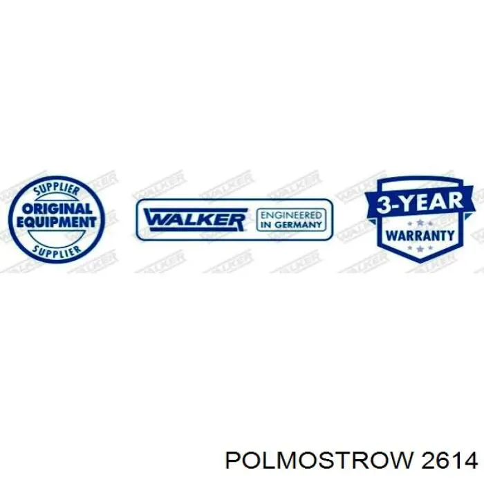 Глушитель задний 2614 Polmostrow
