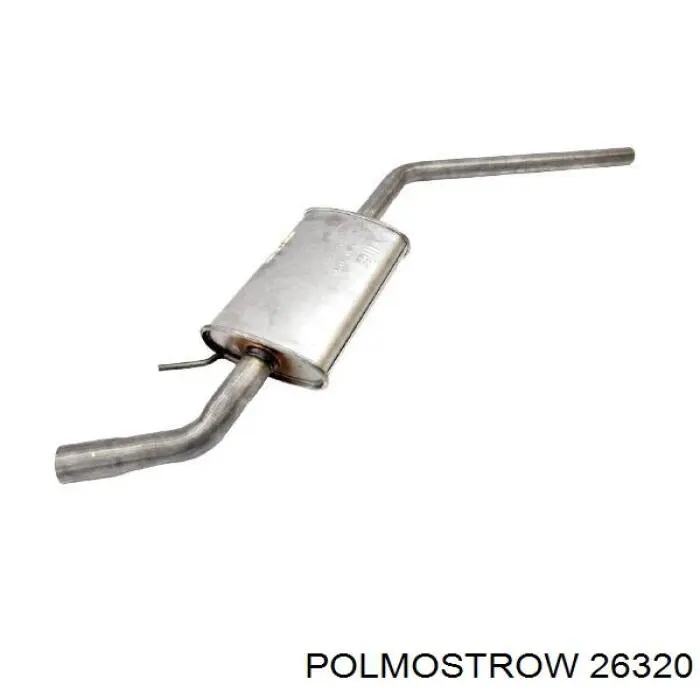 26.320 Polmostrow глушитель, задняя часть