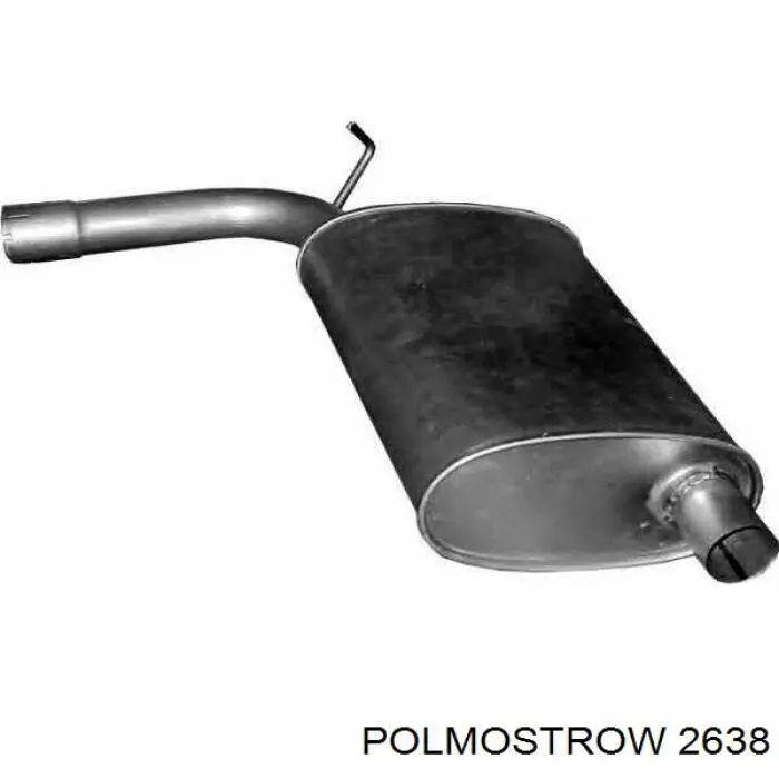 2638 Polmostrow Выхлопная труба