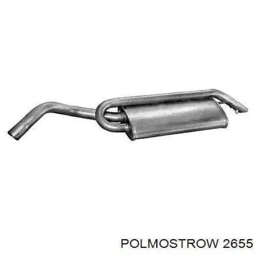 2655 Polmostrow Глушитель, передняя часть