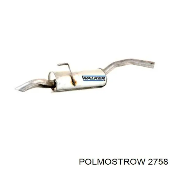 Трубы приемные (штаны) Polmostrow 2758 цена, от 37.81 USD