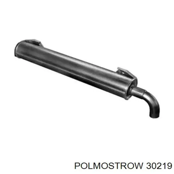 30219 Polmostrow глушитель, задняя часть
