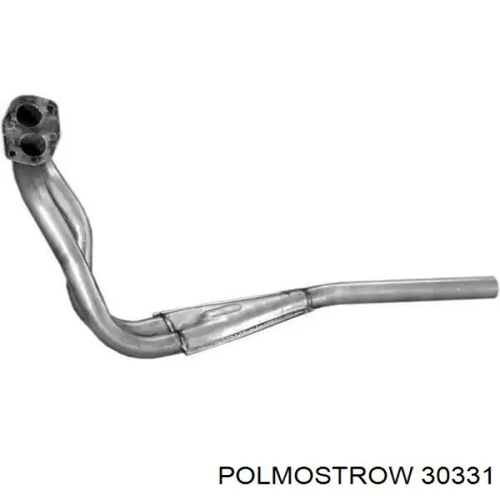 30331 Polmostrow труба приемная (штаны глушителя передняя)