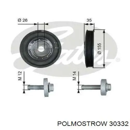 Купить 30332 Polmostrow Выхлоп центральный