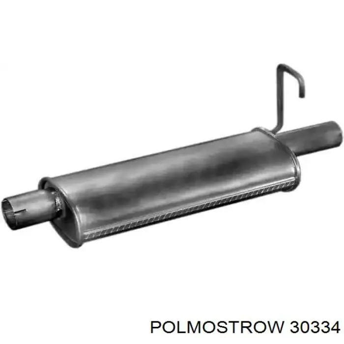 30334 Polmostrow труба приемная (штаны глушителя передняя)