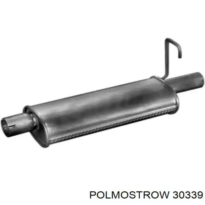 Глушитель, передняя часть Polmostrow 30339