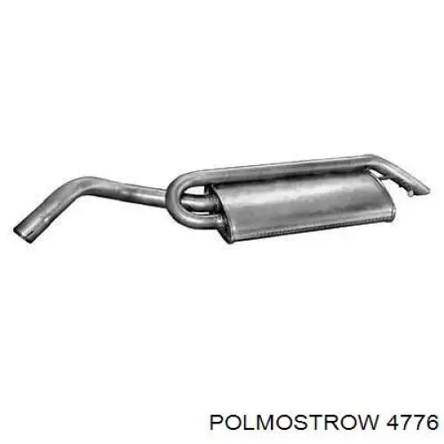 4776 Polmostrow Глушитель центральный