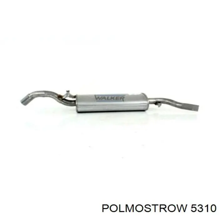 5310 Polmostrow глушитель, задняя часть