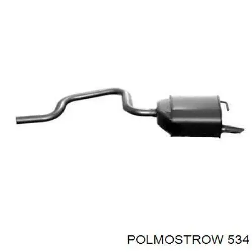 534 Polmostrow Глушитель центральный