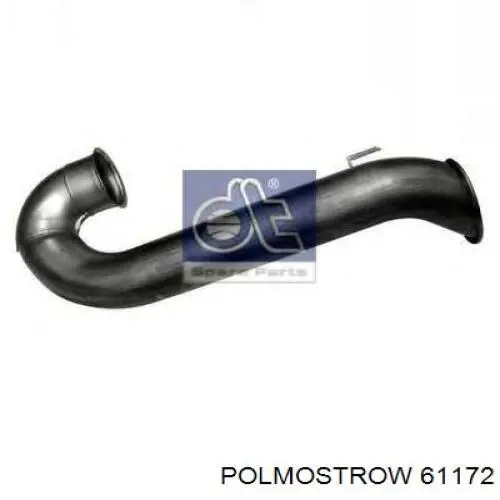 61172 Polmostrow труба выхлопная, от катализатора до глушителя
