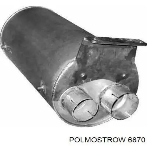 Глушитель, центральная и задняя часть Polmostrow 6870 цена, от 174.68 USD
