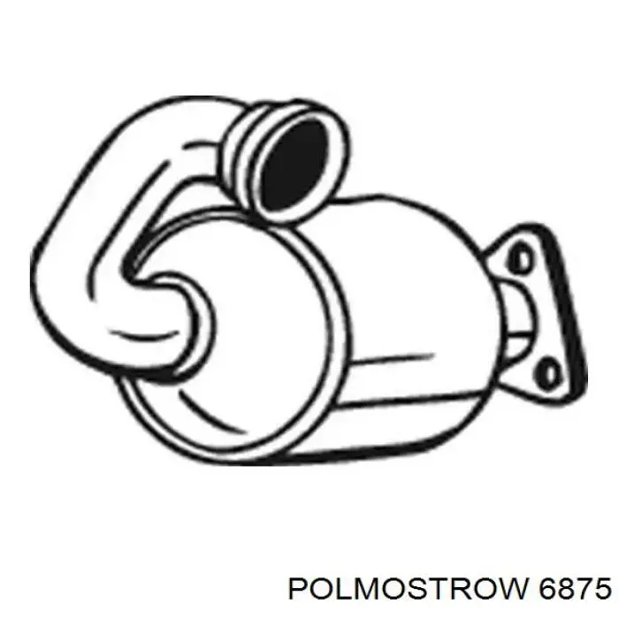 Трубы приемные (штаны) Polmostrow 6875 цена, от 194.33 USD