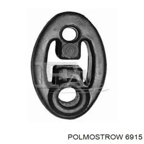 6915 Polmostrow Штаны глушителя передние