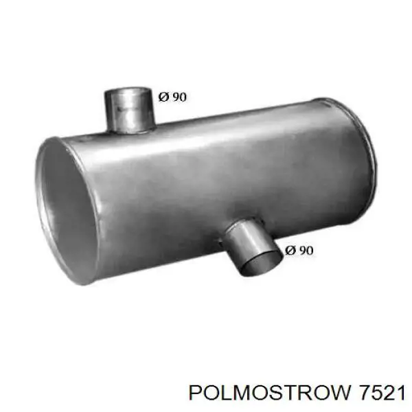 7521 Polmostrow Выхлопная труба