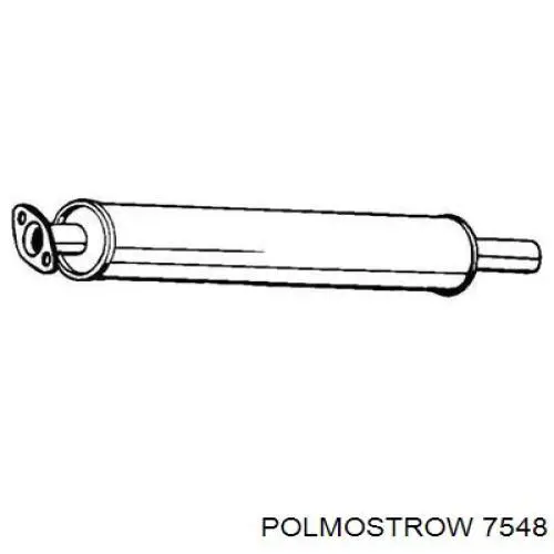 Приёмная труба 7548 Polmostrow