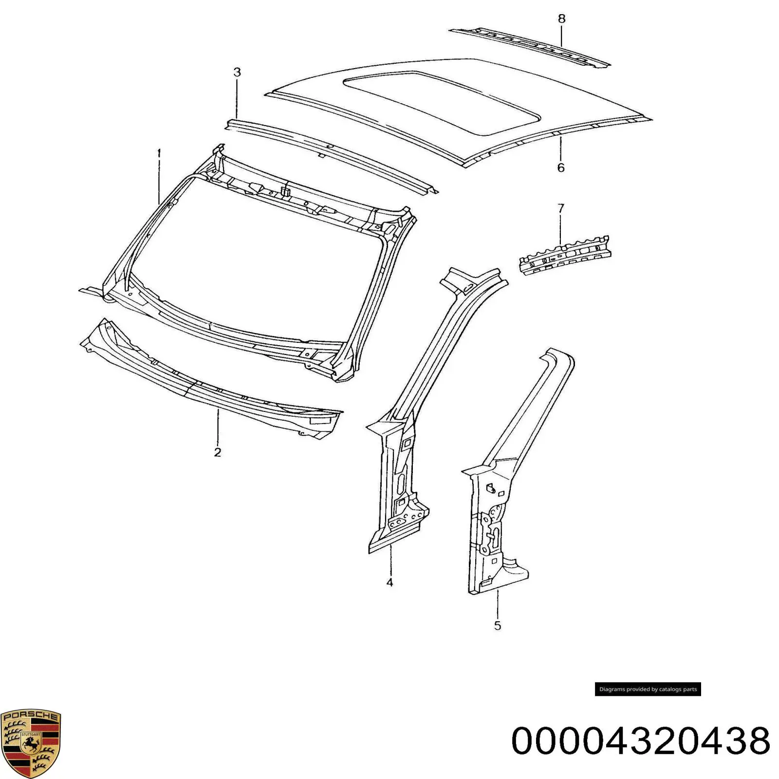  00004320438 Porsche