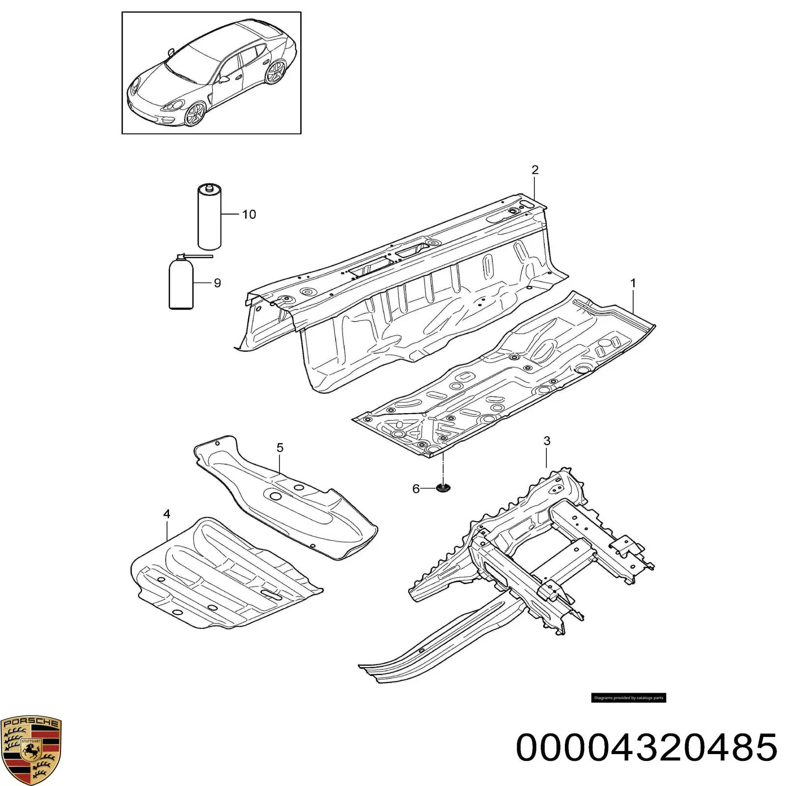  00004320485 Porsche