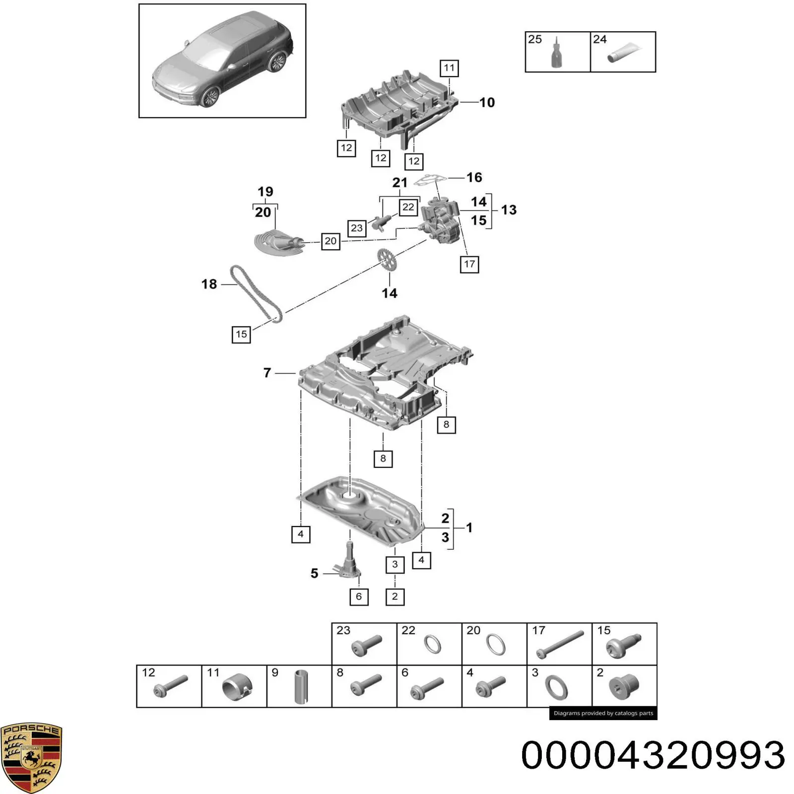 Купить 00004320993 Porsche 