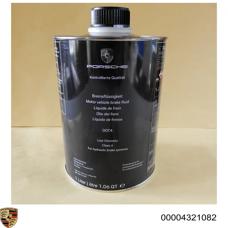 Тормозная жидкость 00004321082 Porsche