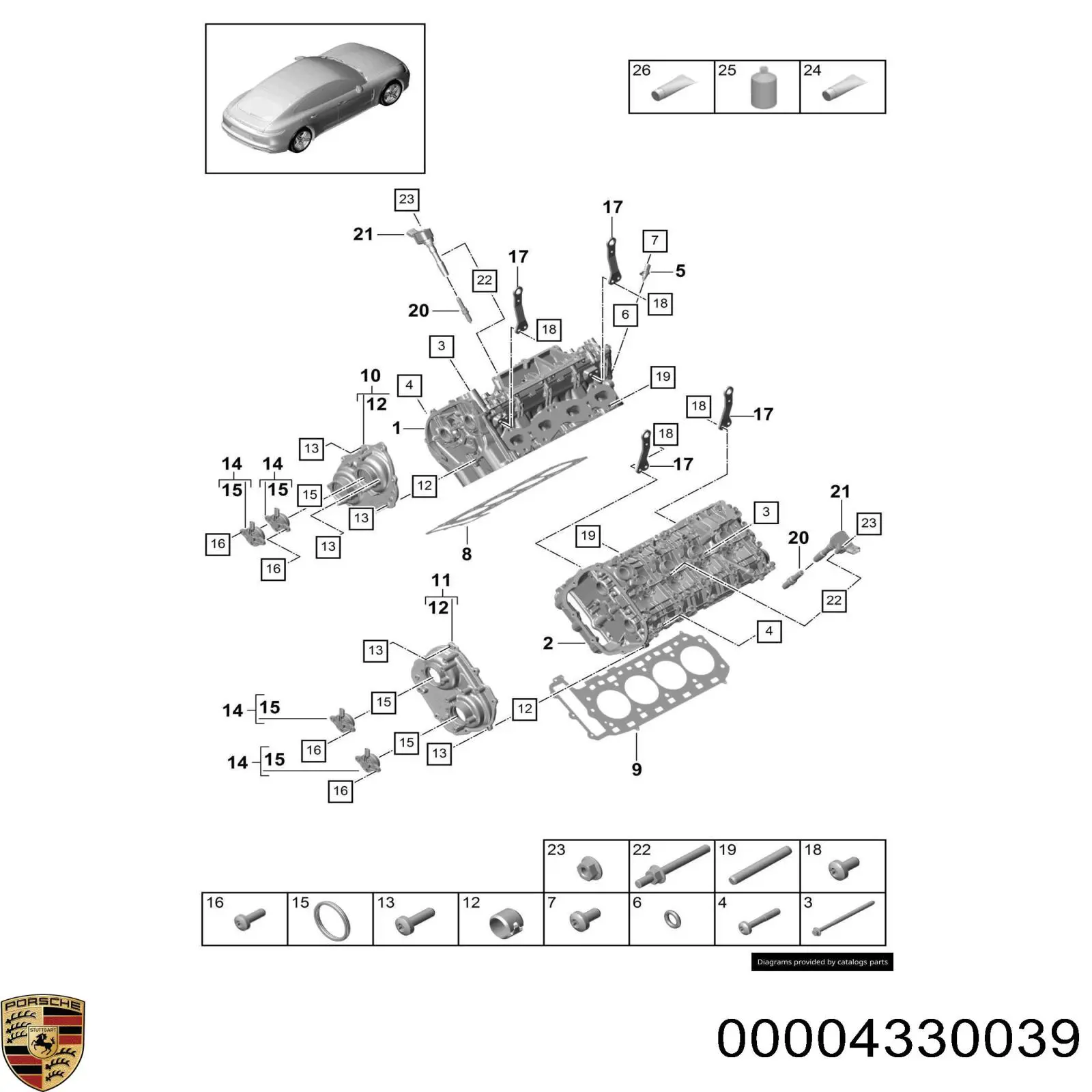  00004330039 Porsche