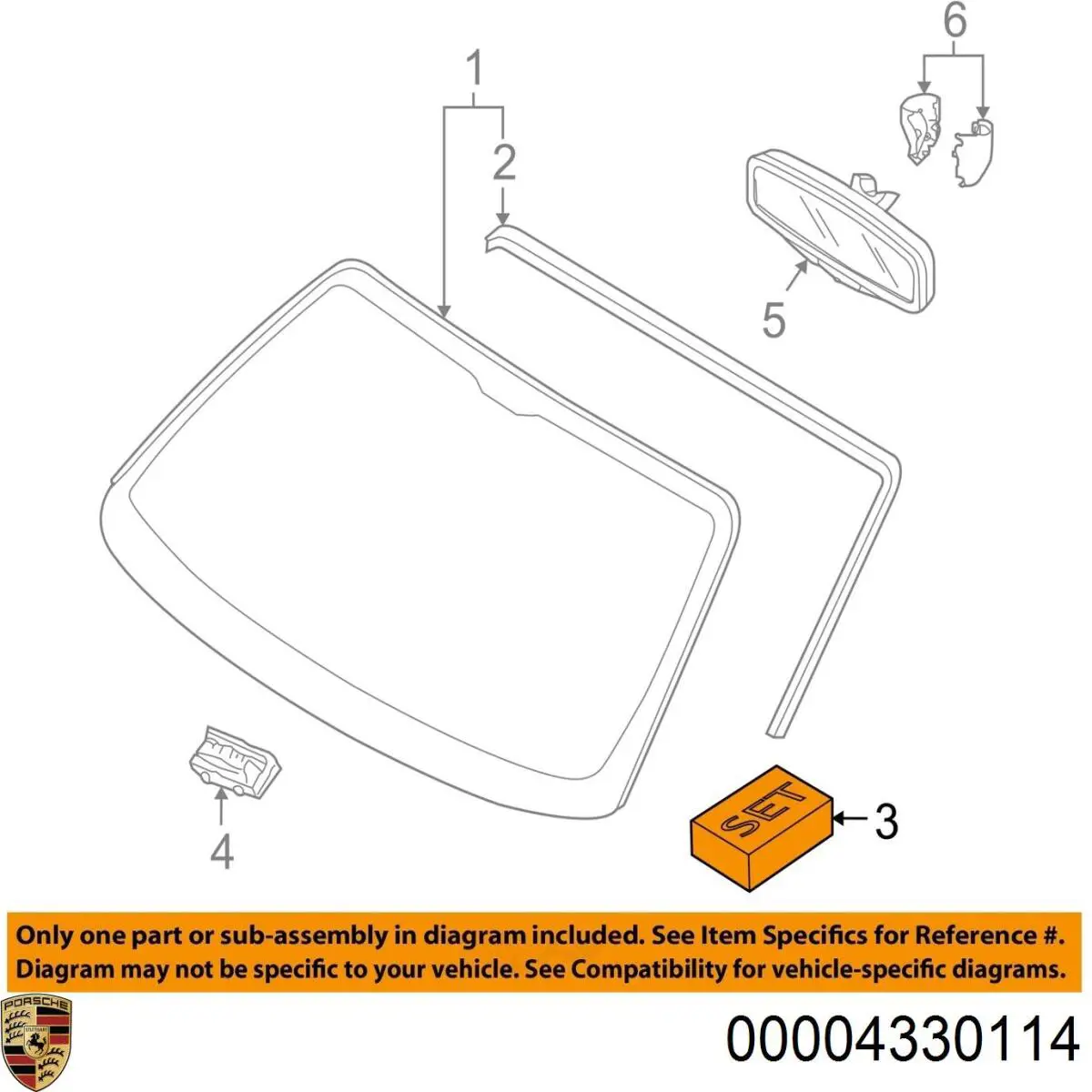 Клей-герметик для стекол Porsche 00004330114 цена, от 188.07 USD