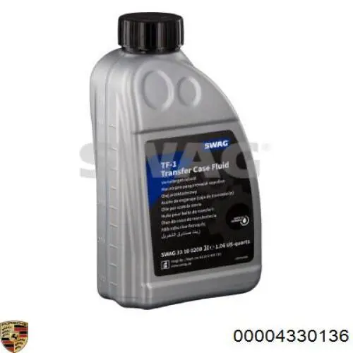 Масло трансмиссионное Porsche 00004330136 цена, от 23.62 USD