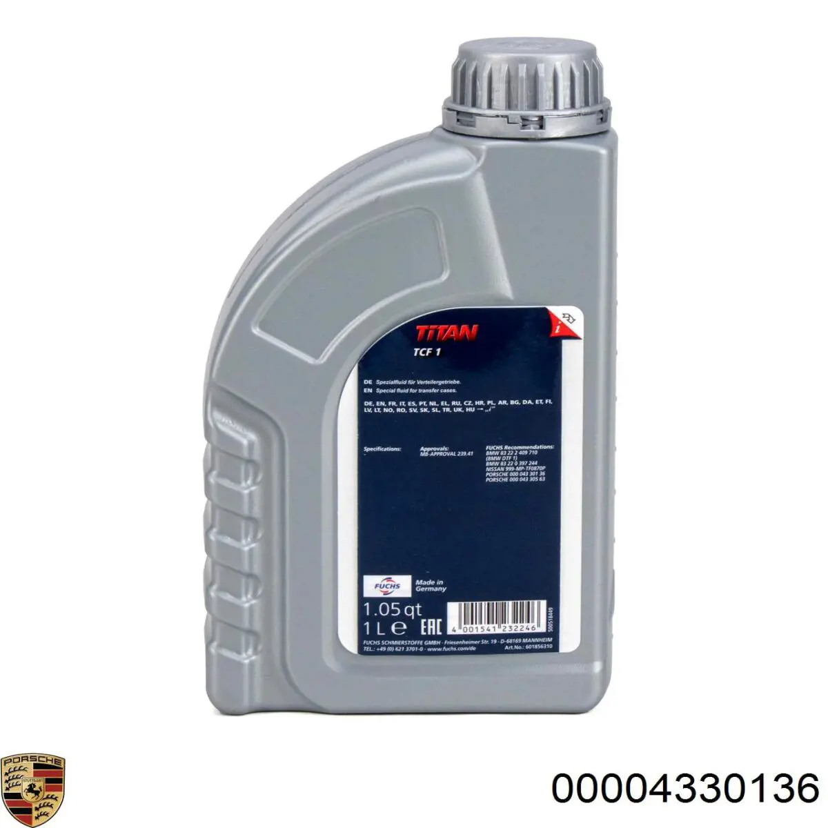 00004330136 Porsche Масло в коробку передач