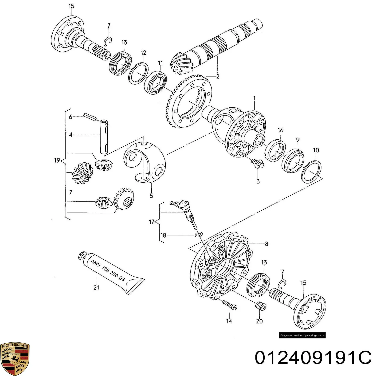 Датчик скорости Porsche 012409191C цена, от 5.74 USD