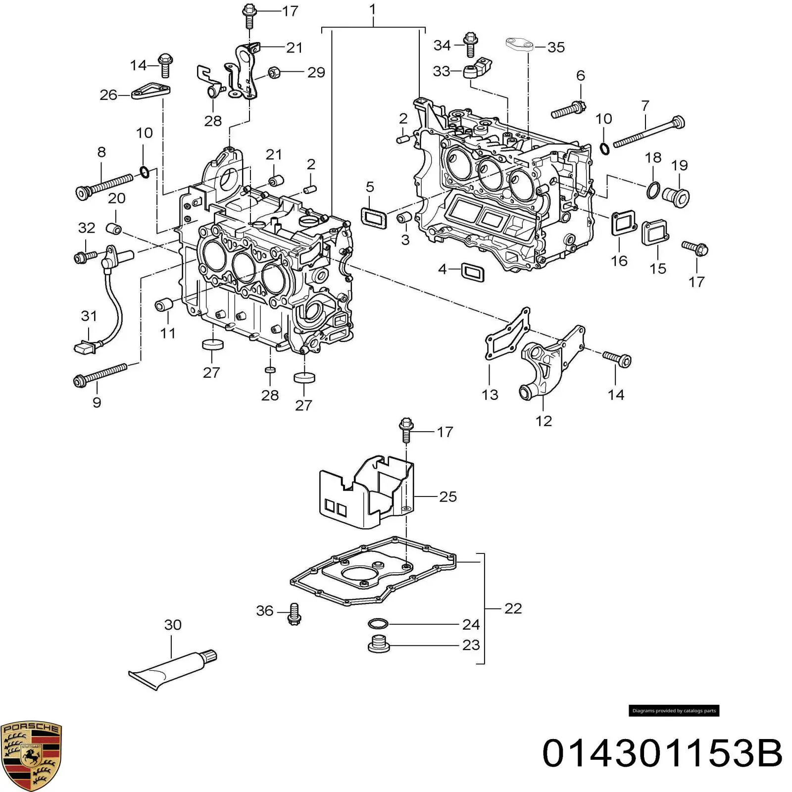  Porsche 014301153B цена, от 5.85 USD