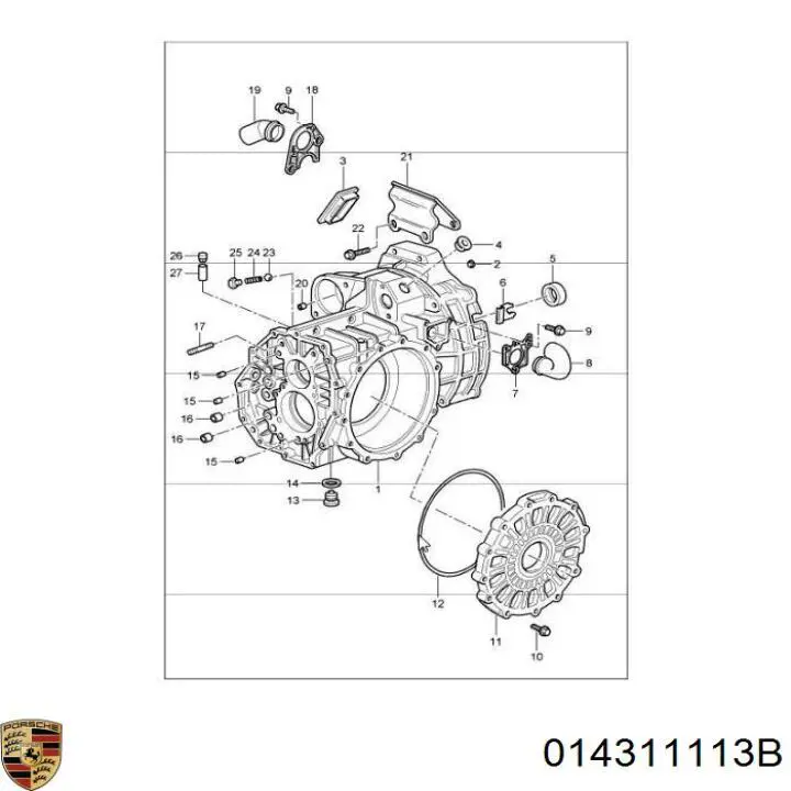 Сальник АКПП/КПП входного вала Porsche 014311113B цена, от 4.24 USD