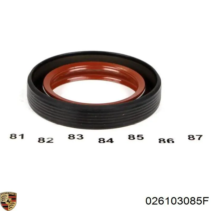 026103085F Porsche Сальник распредвала двигателя передний