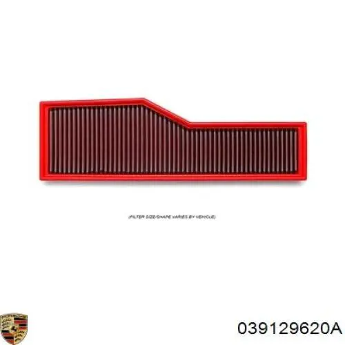 Фильтр воздушный Porsche 039129620A