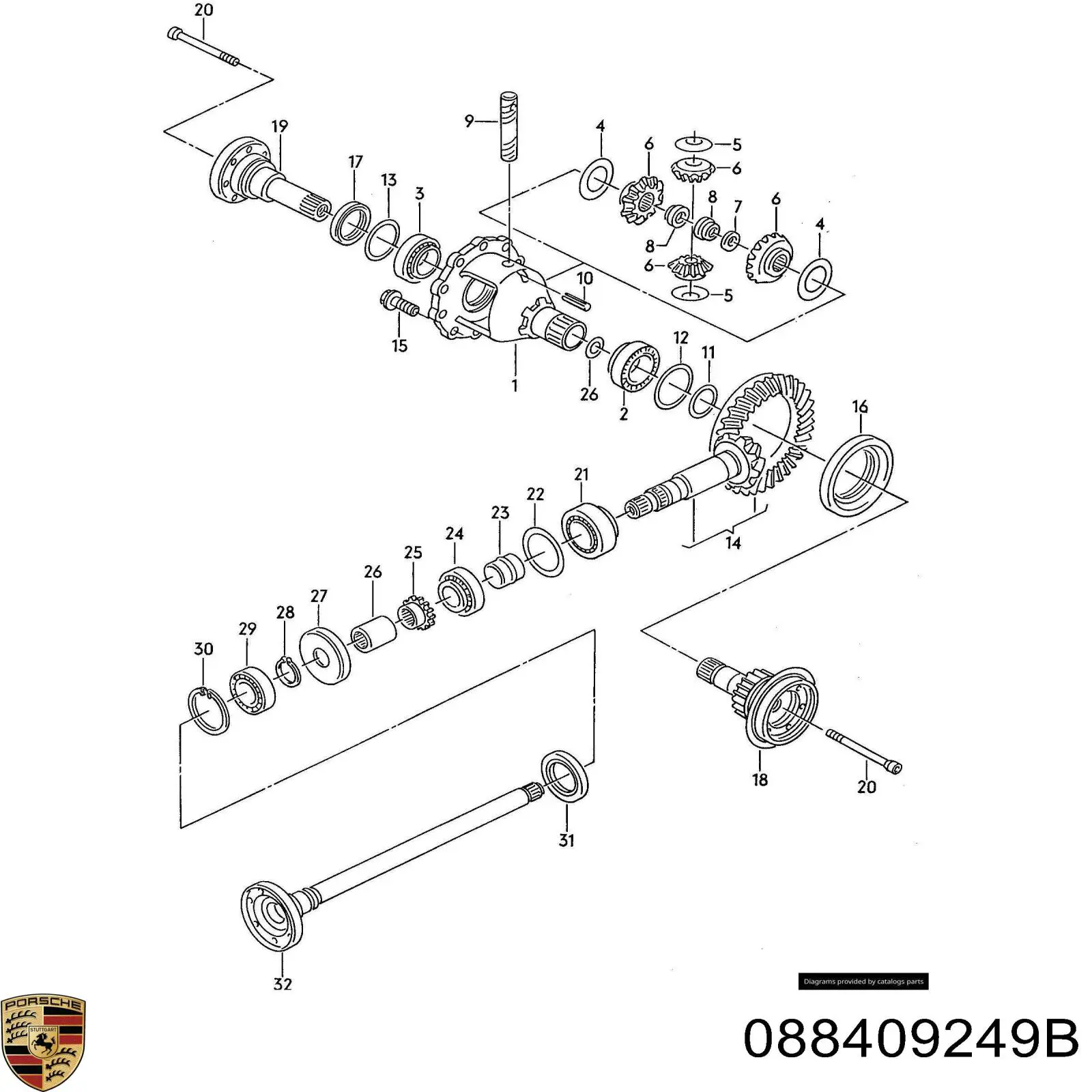 Купить 088409249B Porsche 