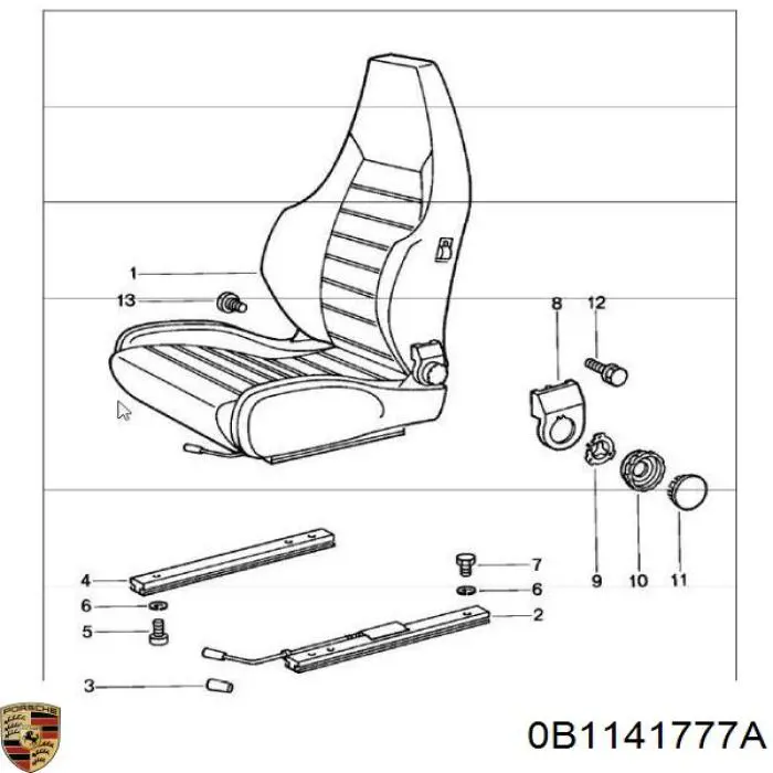 Болт крепления корзины сцепления VAG 0B1141777A