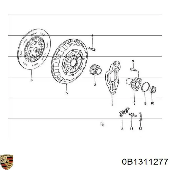 Кольцо синхронизатора VAG 0B1311277