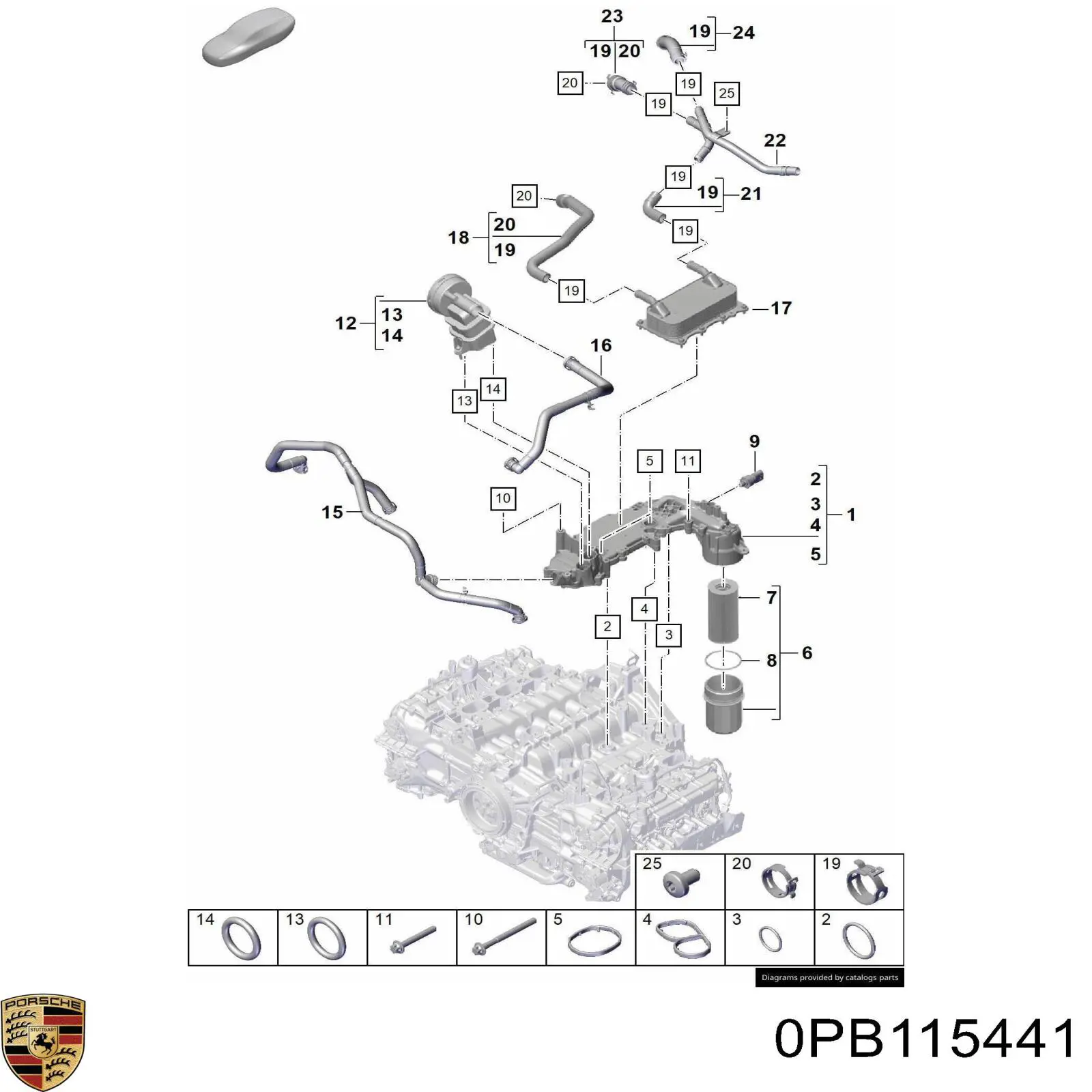 0PB115441 Porsche 