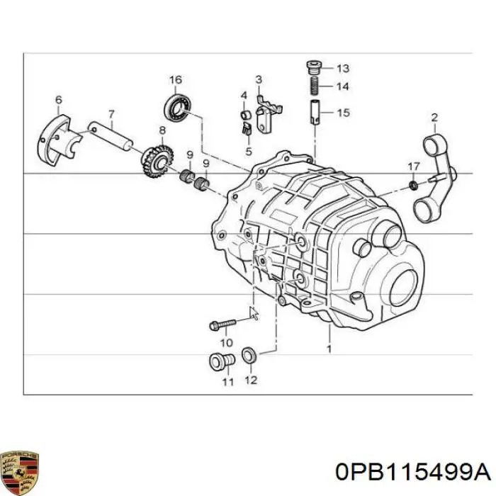 Купить 0PB115499A Porsche Фильтр центробежный очистки масла