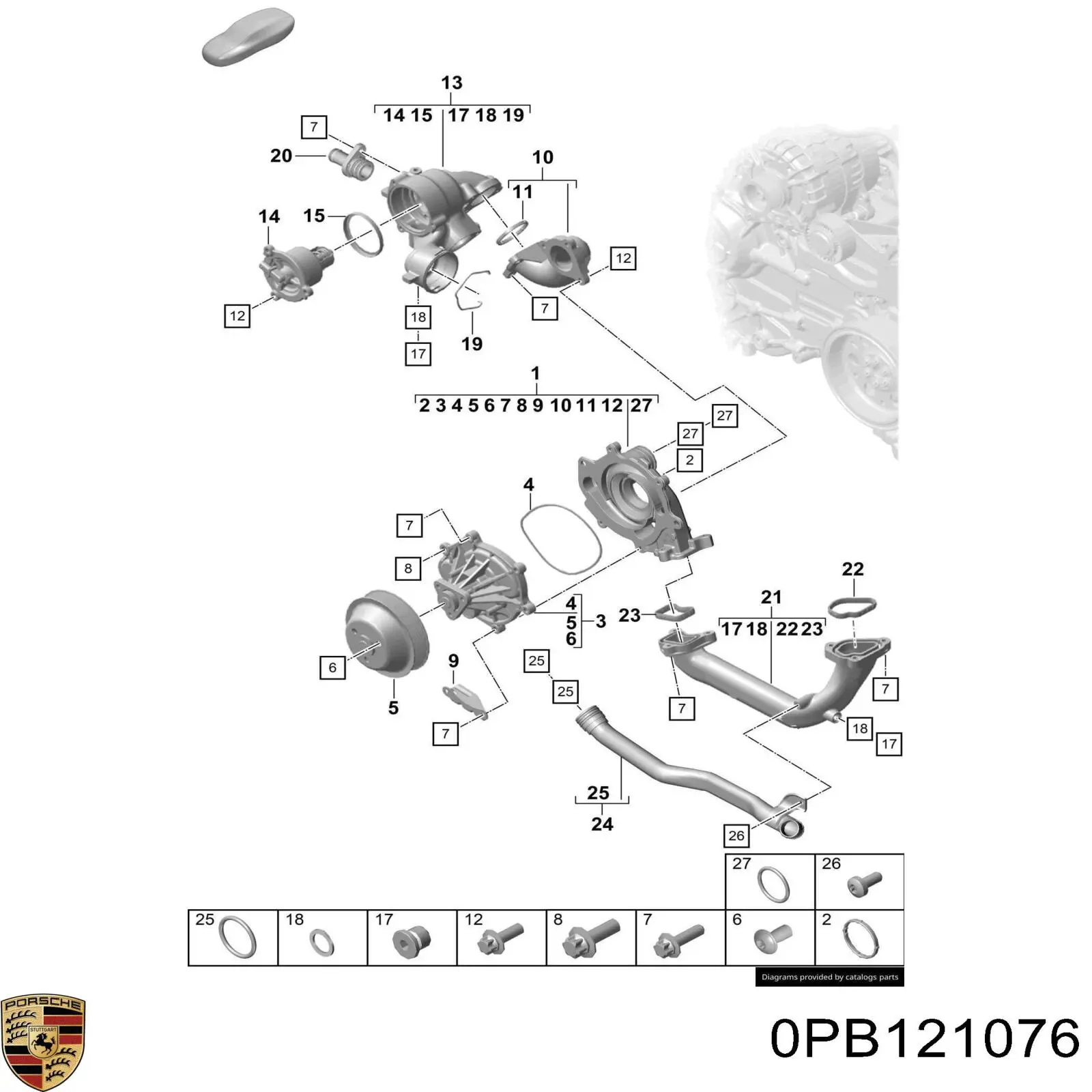  0PB121076 Porsche