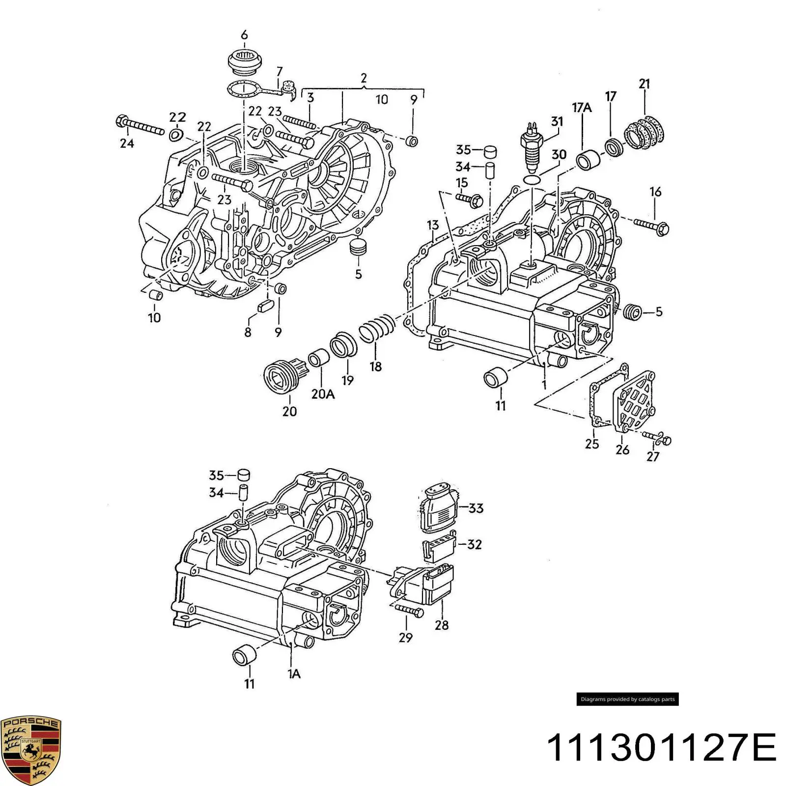 Пробка поддона АКПП Porsche 111301127E цена, от 5.51 USD