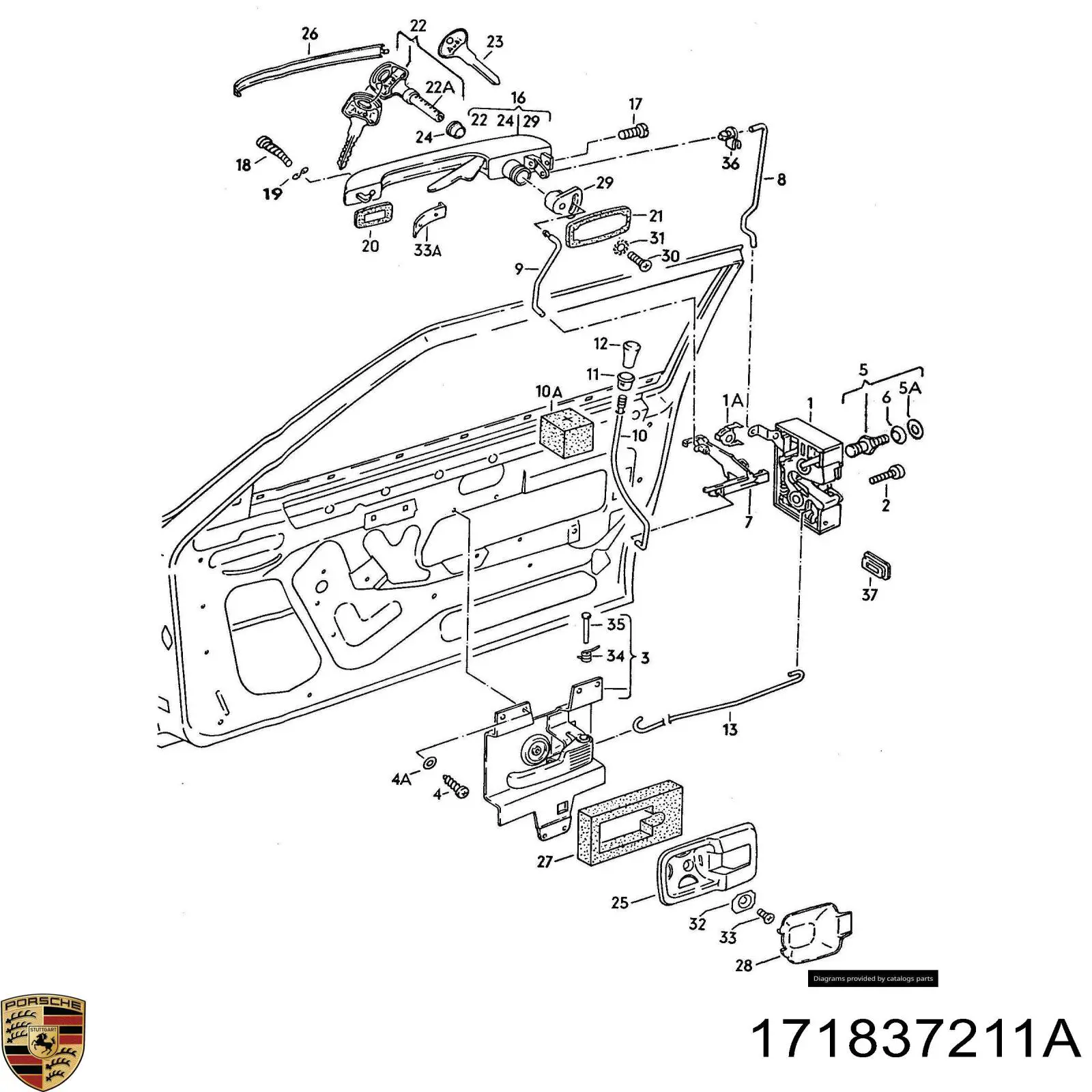 Купить 171837211A Porsche 