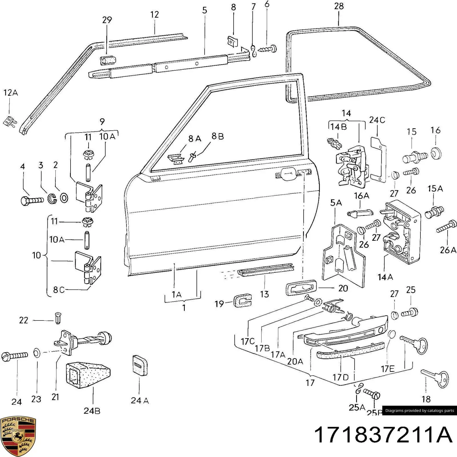  Porsche 171837211A цена, от 0.45 USD