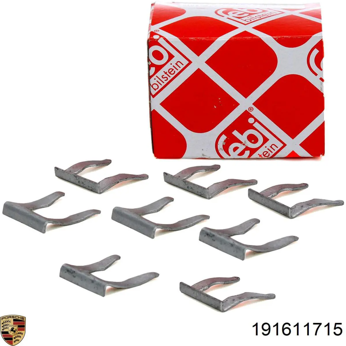 Скоба крепления тормозного шланга Porsche 191611715 цена, от 0.50 USD