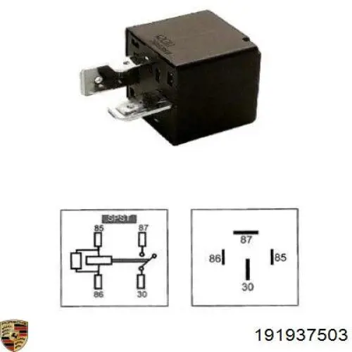 Реле вентилятора Porsche 191937503 цена, от 1.27 USD