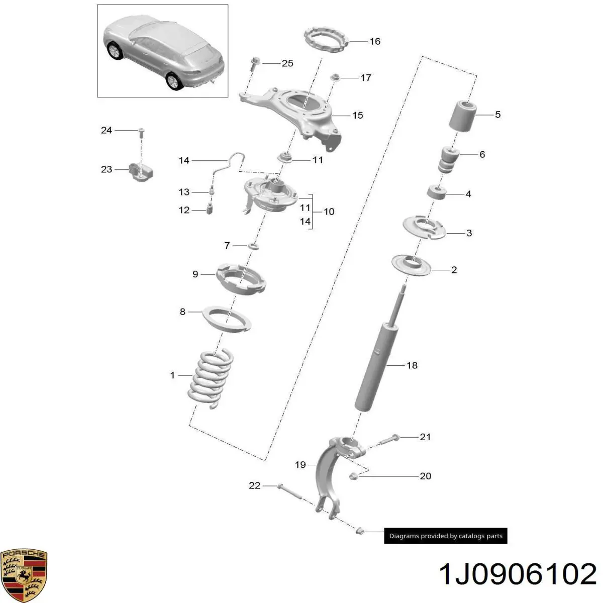 Bocal para o silenciador Audi Q7  4LB