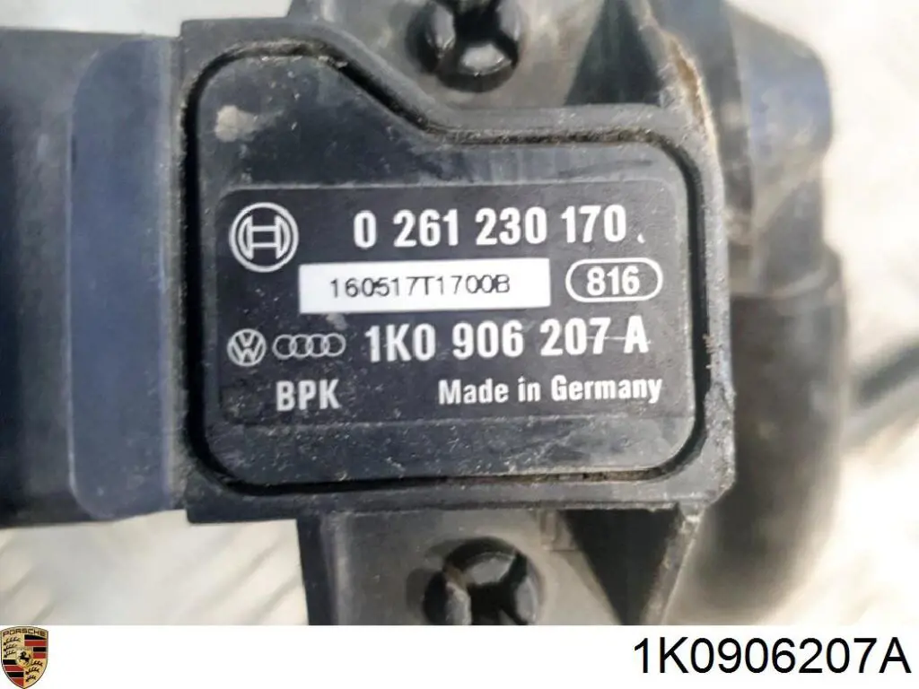 Sensor de depressão de impulsionador de vácuo dos freios para Skoda Octavia (A7, 5E3)
