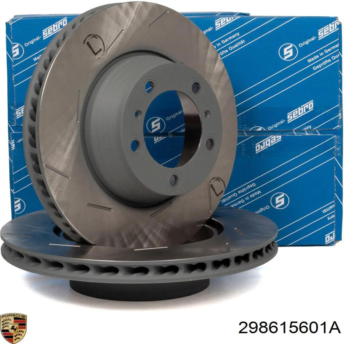 Купить 298615601A Porsche Диск тормозной задний