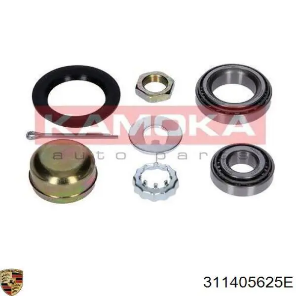 Подшипник ступицы задней, внутренний Porsche 311405625E
