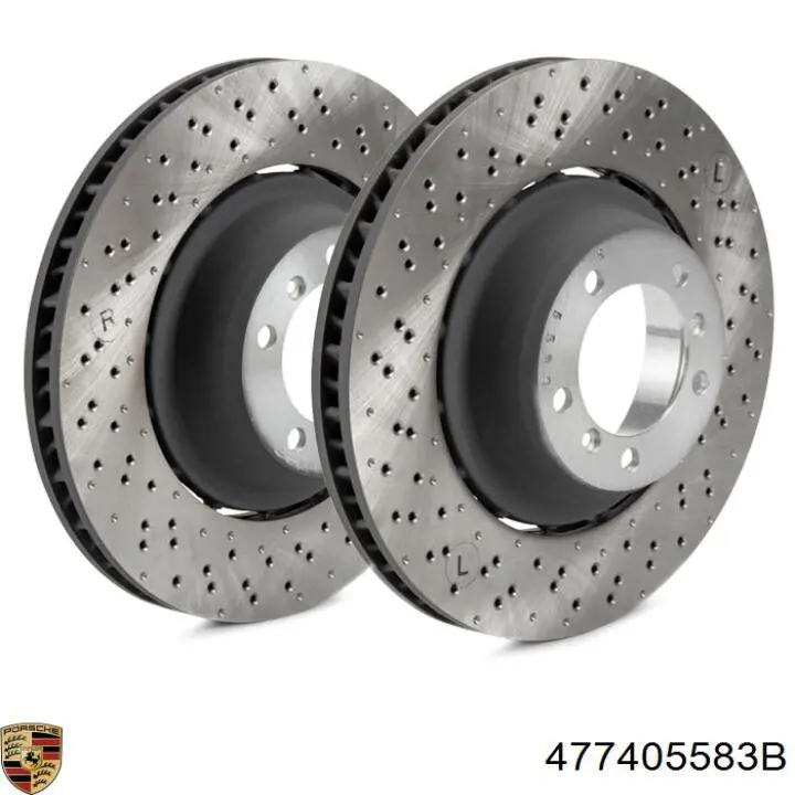 477405583B Porsche Диск тормозной передний